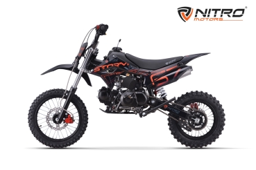 Nitro Motors 125cc Dirtbike Storm V3 Semi Automatic 14/12 Aut. E- + Kick start